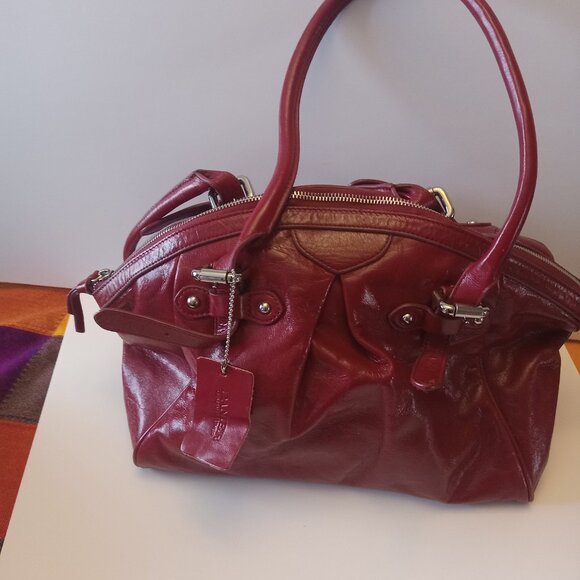 Danie red leather bag - Picture 4 of 16